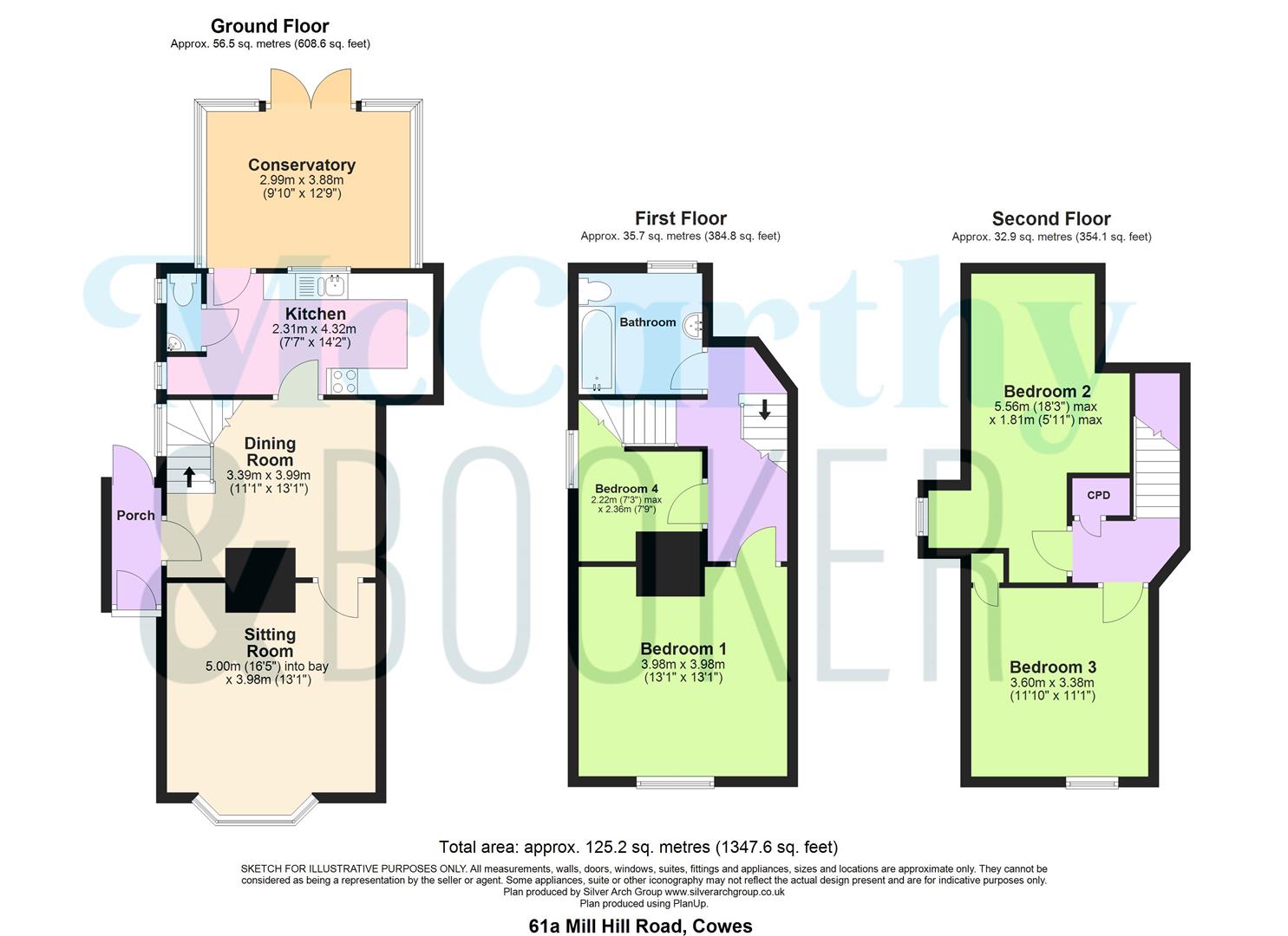 VICTORIAN SEMI-DETACHED IN GREAT LOCATION - Mill Hill Road, Cowes floorplan